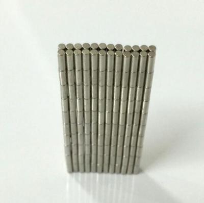 China 1.5 mm x 4.5 mm Magnetic Materials Neodymium Magnet Mini Small Round Disc N35 for sale