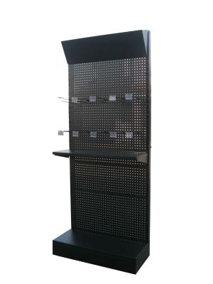 China Jewelry Exhibition Metal Pegboard Display Stands Diy Merchandise Shelf Stand Expositor for sale