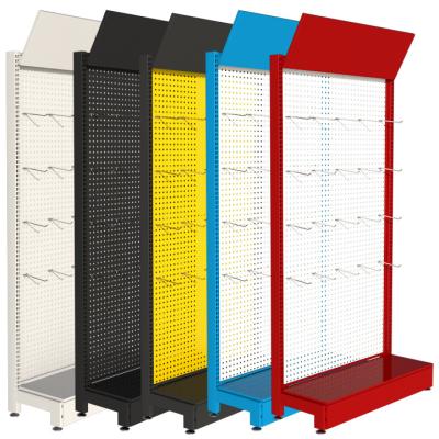 China Pegboard Supermarket Store Fixtures shelves Hardware Tools Thick Plate Punching for sale