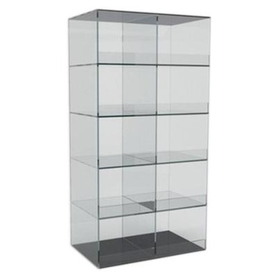 China Clear Acrylic Countertop Display Racks Case Free Standing for sale