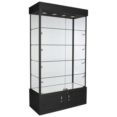 China LED Jewelry Reading Glass Display Rack For Store Showcase Retail Shop Lighted for sale