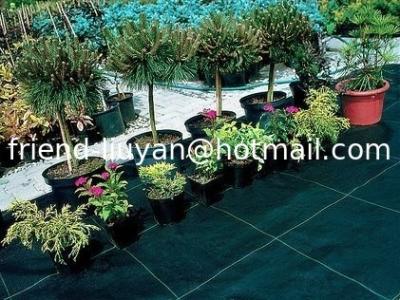 China Black Polypropylene Weed Barrier Cover 90gsm Garden Membrane Ground Cover for sale