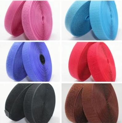 China Nylon Two Sided Velcro Tape Hook And Loop Self Adhesive for sale