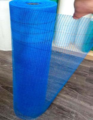 China 1m X50m Alkali Resistant Fiberglass Mesh Blue Fiberglass Mesh for sale