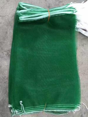 China Sacos de malha de tecido tubular verde Sacos de malha de monofilamento virgem de HDPE à venda