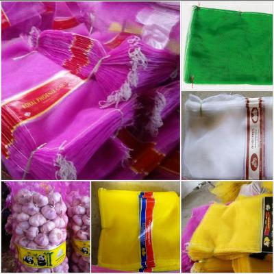 China Reusable Polyethylene Woven Mesh Bag for sale