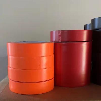 Chine Ruban adhésif en plastique de marquage en PVC rouge orange Ruban adhésif en plastique à membrane étroite à vendre