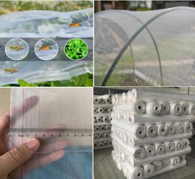 China Red de insectos para la agricultura tratada con UV blanco 6M Plastico en venta