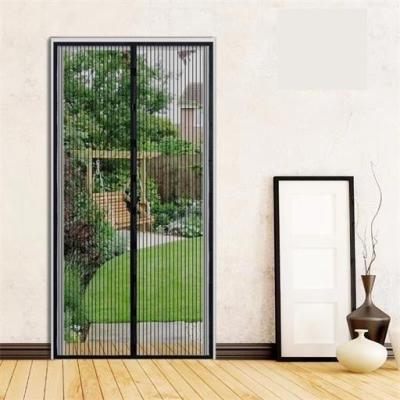 China Polyester Mosquito Net Curtain,Soft Door Curtain, Magnetic Screen Door Curtain 100x220cm for sale