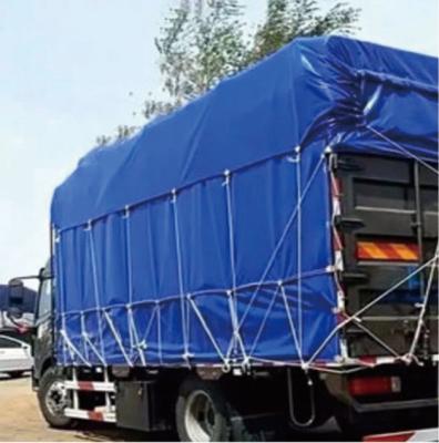 China Plastic Tarpaulin Anti Raining Tarpaulin Durable Truck Cover Fabric Heavy Duty Woven Fabric for sale