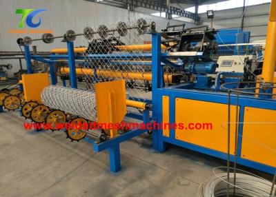 China 5.5kw 3000mm Cyclone Chain Link Fence Machine 4mm Single Wire for sale