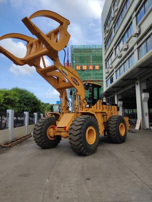 China 8 ton to 15 ton load capacity log loader BEM15-J wheel loader with wood clamp for sale for sale
