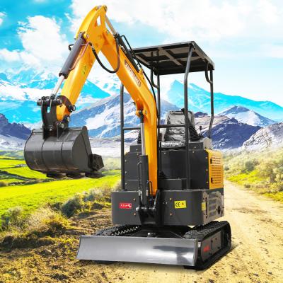 China 1.2ton Mini Hydraulic Crawler Excavator for sale