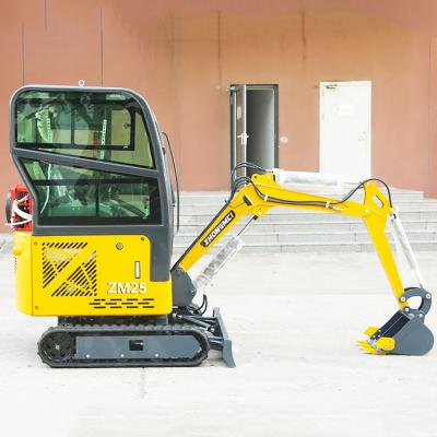 China ZM25 2.5 ton mini Excavator Digging Hydraulic Small Micro Digger Machine Prices for Sale for sale