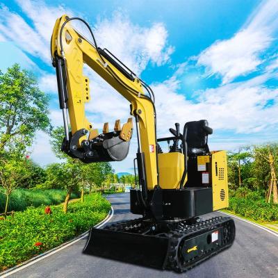 China Maximum Excavation Depth 1700mm Mini Crawler Excavator With Diesel Engine for sale