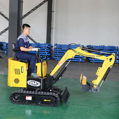 China Electric Mini Excavator Indoor Demolition Small Hook Machine Agricultural Hydraulic Crawler Micro Digger for sale