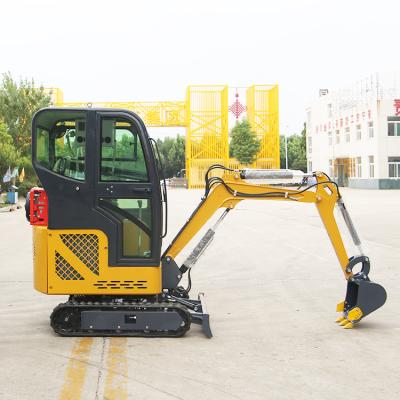 China 1.5 Ton Hydraulic Mini Excavator Compact Digging Equipment 1500kg Tiny Digger for sale