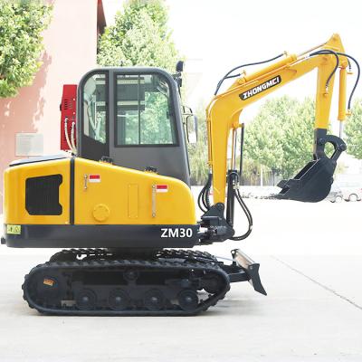 China Hydraulic Digging Machine Construction 3 Ton Micro Crawler Excavator Compact Small Digger for sale