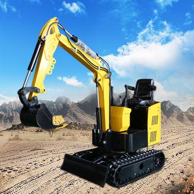 China Micro Hook Machine 1Ton/2Ton Electric Mini Excavators Earth-Moving Machinery Small Crawler Digger for sale