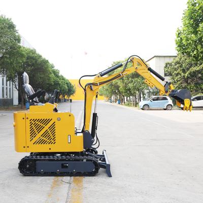 China Diesel Mini Digger Agricultural Micro Clamshell Shovel Escavator 1.8 Ton Household Crawler 1ton Mini Excavator for sale
