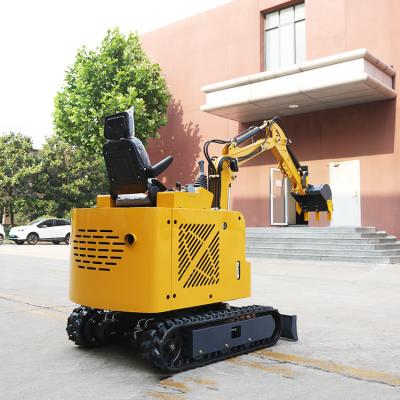 China Orchard Mini Clamshell Shovel Excavator Trailer Small Bagger Micro Earth Moving Small Digger for sale