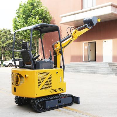 Chine Digging Trenches Small Digger 1.8 Ton Crawler Towable Gasoline Micro Earth Moving Machinery Mini Excavator à vendre