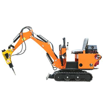 China Home Crawler Mini Digger Retractable 0.8 Hydraulic Compact Farm Small Excavator for sale