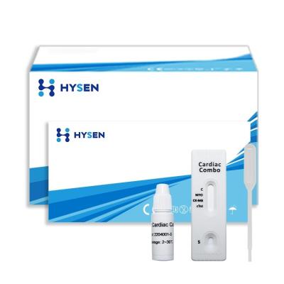 China IVD Rapid Test kit for Simultaneous Detection of Myoglobin/CK-MB/Troponin  in Blood for sale