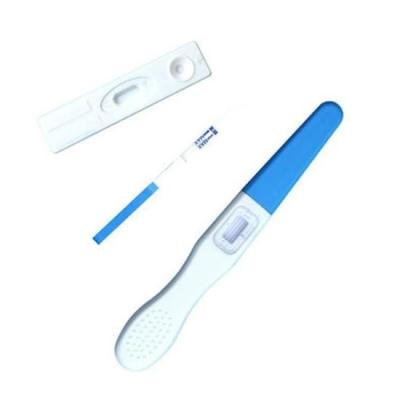 China Formatos de tiras Teste de embarazo de color azul claro y preciso Dispositivos médicos Prueba de embarazo falso en venta