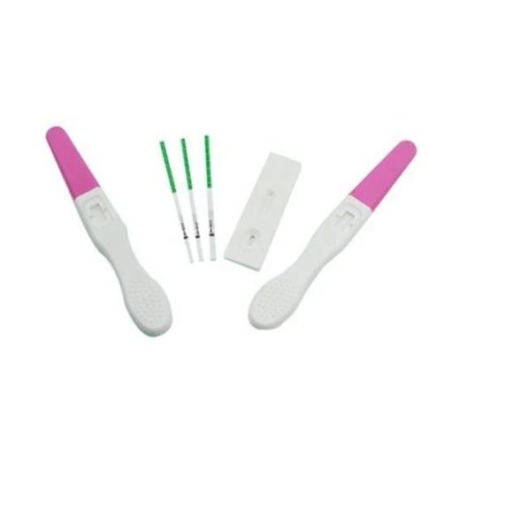 Quality Convenient Pregnancy Test Hysen HCG-111 OEM ODM Test De Grossesse Hcg Midstream for sale