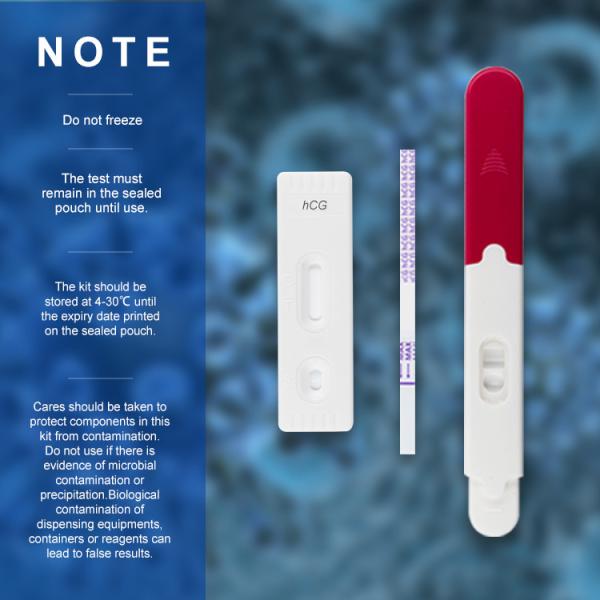 Quality 25T Pack hCG Pregnancy Test Kit Urine Cassette with CE ISO Certificate for sale