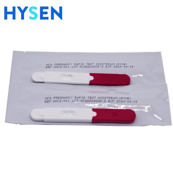 Quality High Accuracy Custom LOGO HCG Urine Pregnancy Test Midstream Home Rapid Check for sale