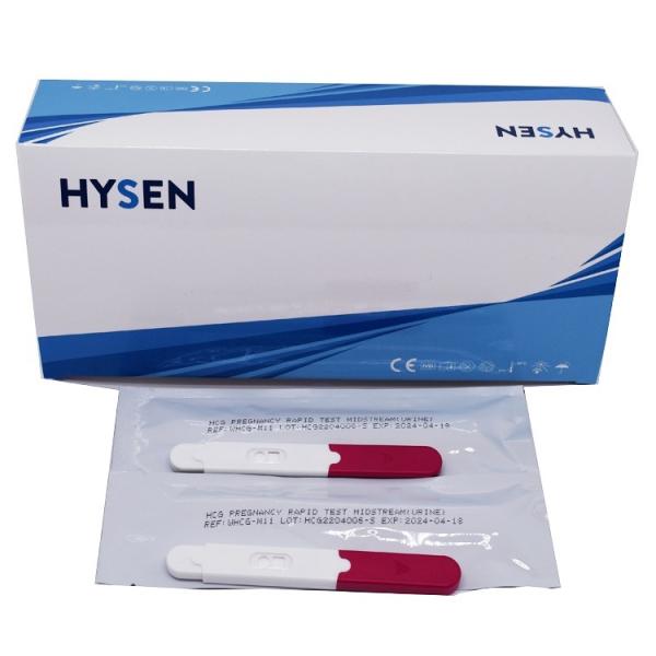 Quality High Accuracy Custom LOGO HCG Urine Pregnancy Test Midstream Home Rapid Check for sale