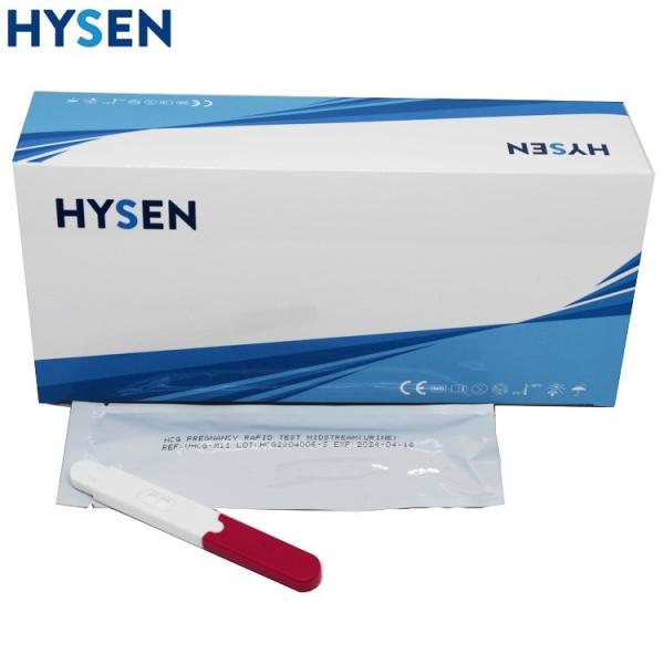 Quality High Accuracy Custom LOGO HCG Urine Pregnancy Test Midstream Home Rapid Check for sale