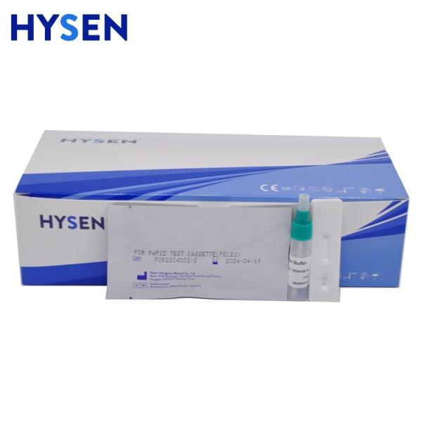 Quality Convenient Colloidal Gold Fecal Occult Blood FOB Rapid Test Kit for Hysen for sale