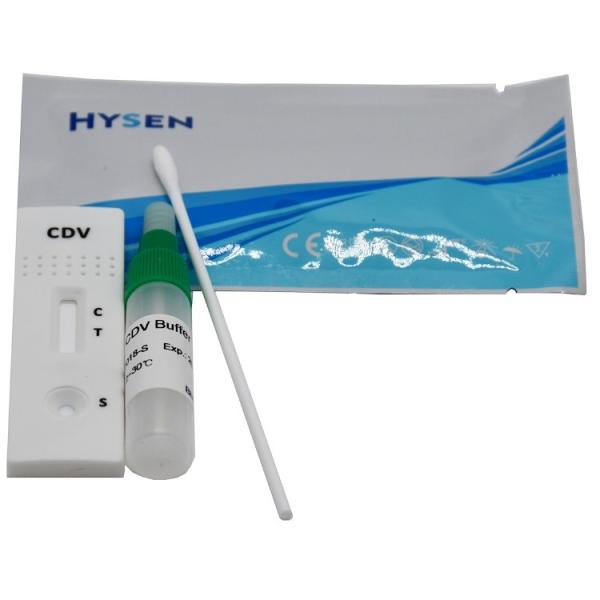 Quality Quick and Accurate Dog Test Strip CDV CPV Rapid Test Kit for Veterinary for sale