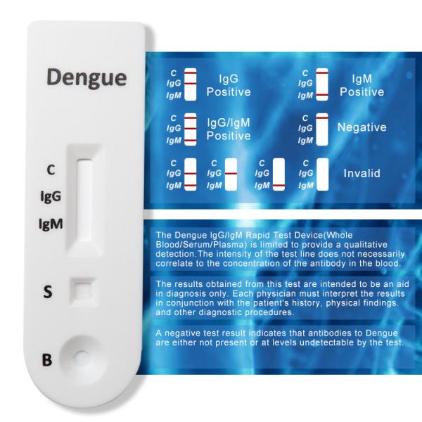 Quality Specimen Wb/S/P Hysen Dengue Antigen Rapid Test Kits Igg/Igm Combo CE and ISO for sale