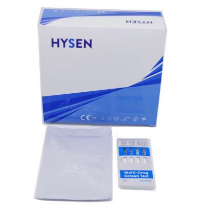 China CE Certification Hysen Drug Test Kits For 4 Panel 9 In 1 Thc Coc Amp Testing Doa Test for sale
