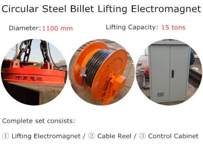 China Circular Lifting Magnet for Steel Billet lifting with 15tons capacity  MW03-110L/1 for sale