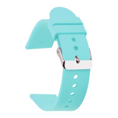 China Unisex Removable TPU Rubber Watch Band Stainless Steel Buckle for sale