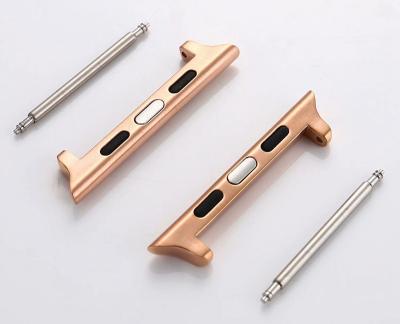 China sand blasted Apple Watch Strap Connector 38 40 42 44mm for sale