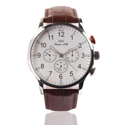 中国 男性用デザイナー3BAR Miyota HJ1701G水晶腕時計 販売のため