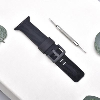 Chine Bande multi de Smartwatch en caoutchouc de silicone de la couleur 40mm 44mm à vendre