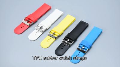 China 20mm TPU Watch Band With SS 1315S / 1620S Buckle for sale