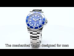 Simple Stylish Automatic Mechanical Watch 316L Stainless Steel For Men