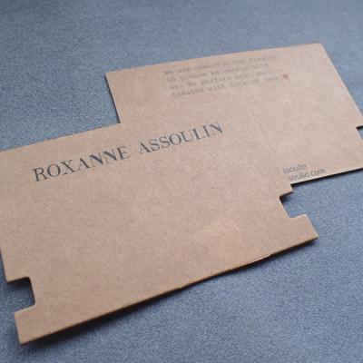 China Printing Brown Paper 0.8mm Garment Swing Tags for sale