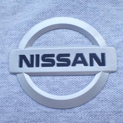 China Eco Friendly Silver Silicone Heat Transfer Clothing Tags Labels for sale