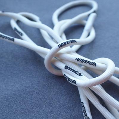 China Silicone Dipped Dyeable 4mm Drawstring Cord For Sweatpants for sale