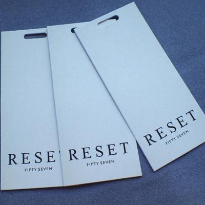 China Recycled 200gsm Paper 	0.23mm Garment Swing Tags for sale