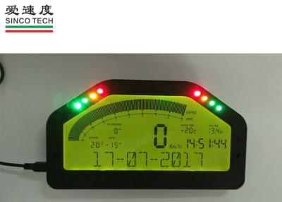 China BT Connection Race Car Dashboard DO904 Full Sensor Kit LCD display panel for sale